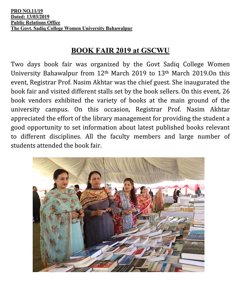 Book Fair 2019