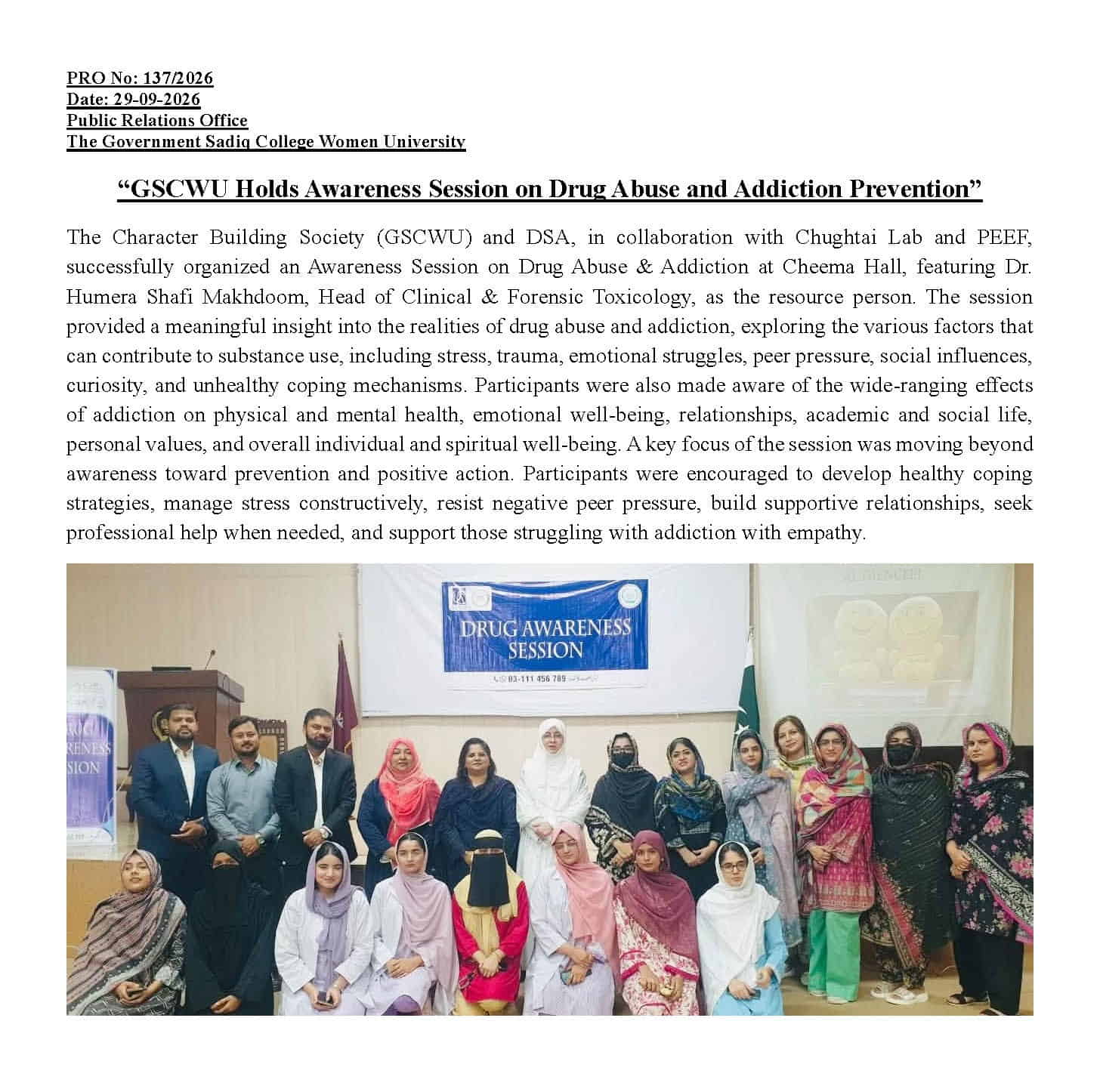 PRO NO.137 GSCWU Holds Awareness Session on Drug Abuse and Addiction Prevention.jpg